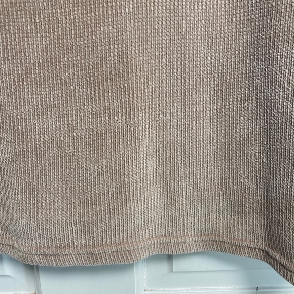 Spring & Mercer XL Pullover Chenille cowl neck light Rose Front Pocket - Picture 7 of 16